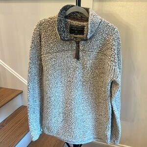 True Grit oversized XS fleece 1/4 zip